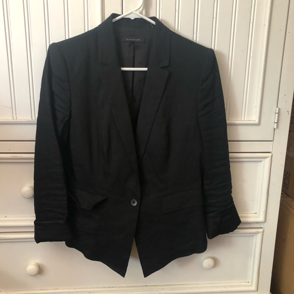 Elie Tahari linen blazer